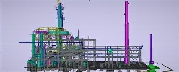 3 D model of LND Project Port Arthur Refinery 2