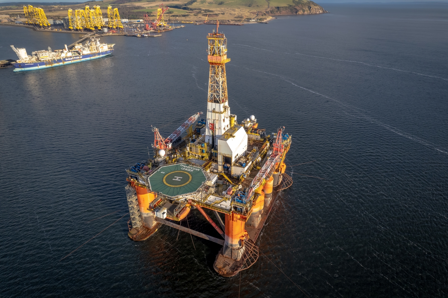 Oil and gas drilling platform at sea 2026 03 16 00 42 00 utc