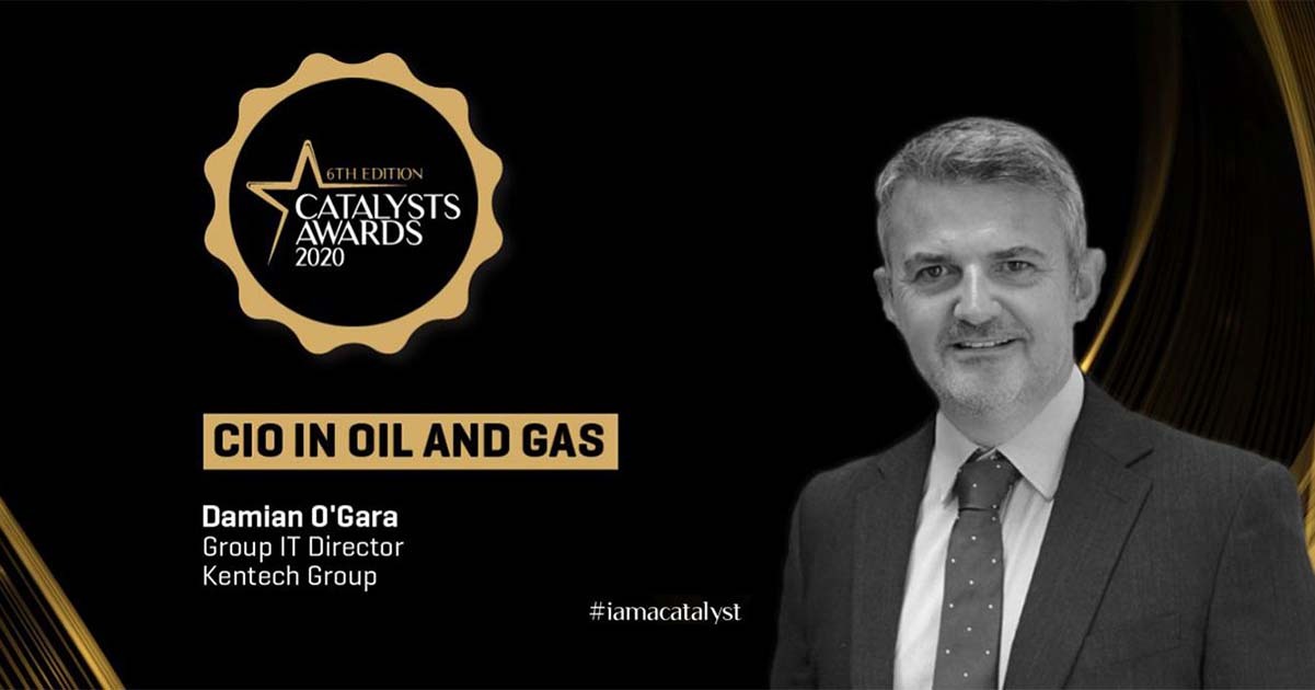 Damian awarded the Catalyst Award 2020