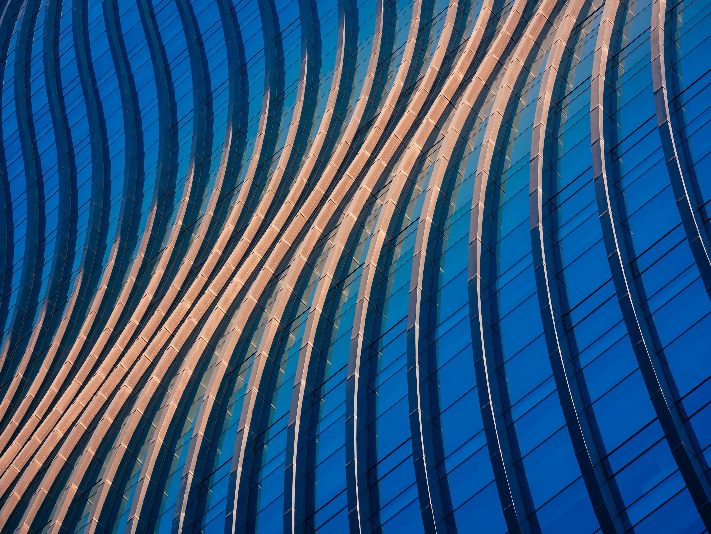 Glass building abstract